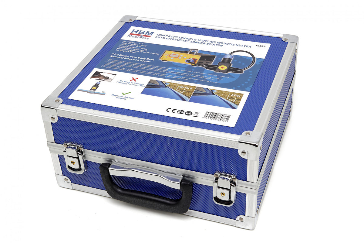 Aparat de incalzire prin inductie pentru reparat indreptat lovituri caroserie auto PDR 10 piese HBM