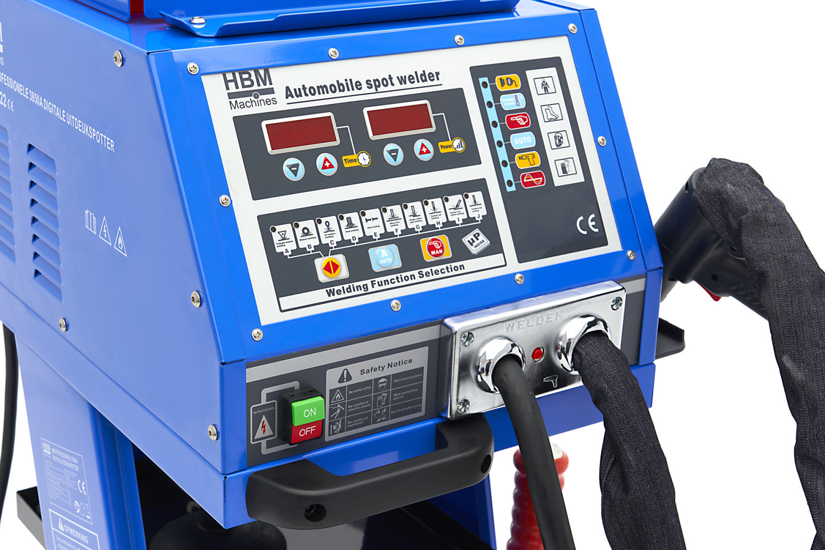 Aparat de tinichigerie pentru indreptat tras tabla spotter digital 3850a HBM