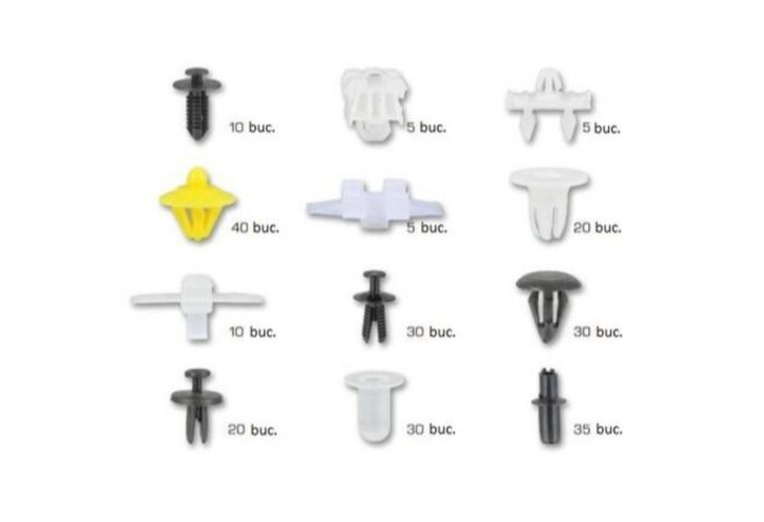 SET CLIPSURI CLEME AUTO DE PLASTIC MERCEDES 270 PIESE