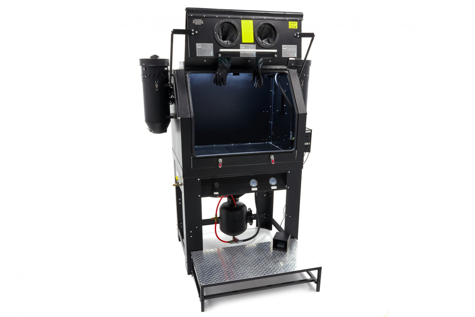 Cabina de sablat cu vacuum 2 aspiratoare SBC 990