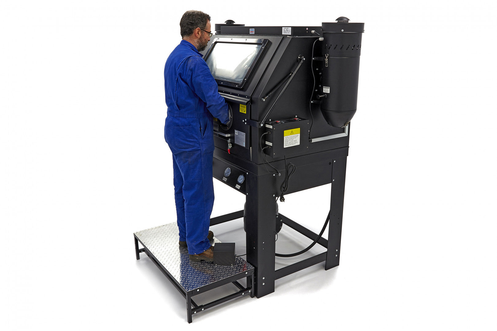 Cabina de sablat cu vacuum 2 aspiratoare SBC 990