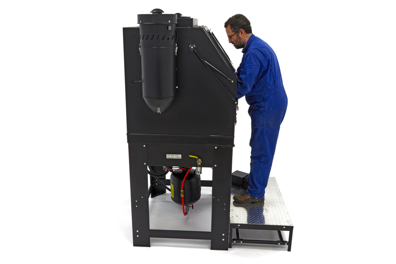 Cabina de sablat cu vacuum 2 aspiratoare SBC 990