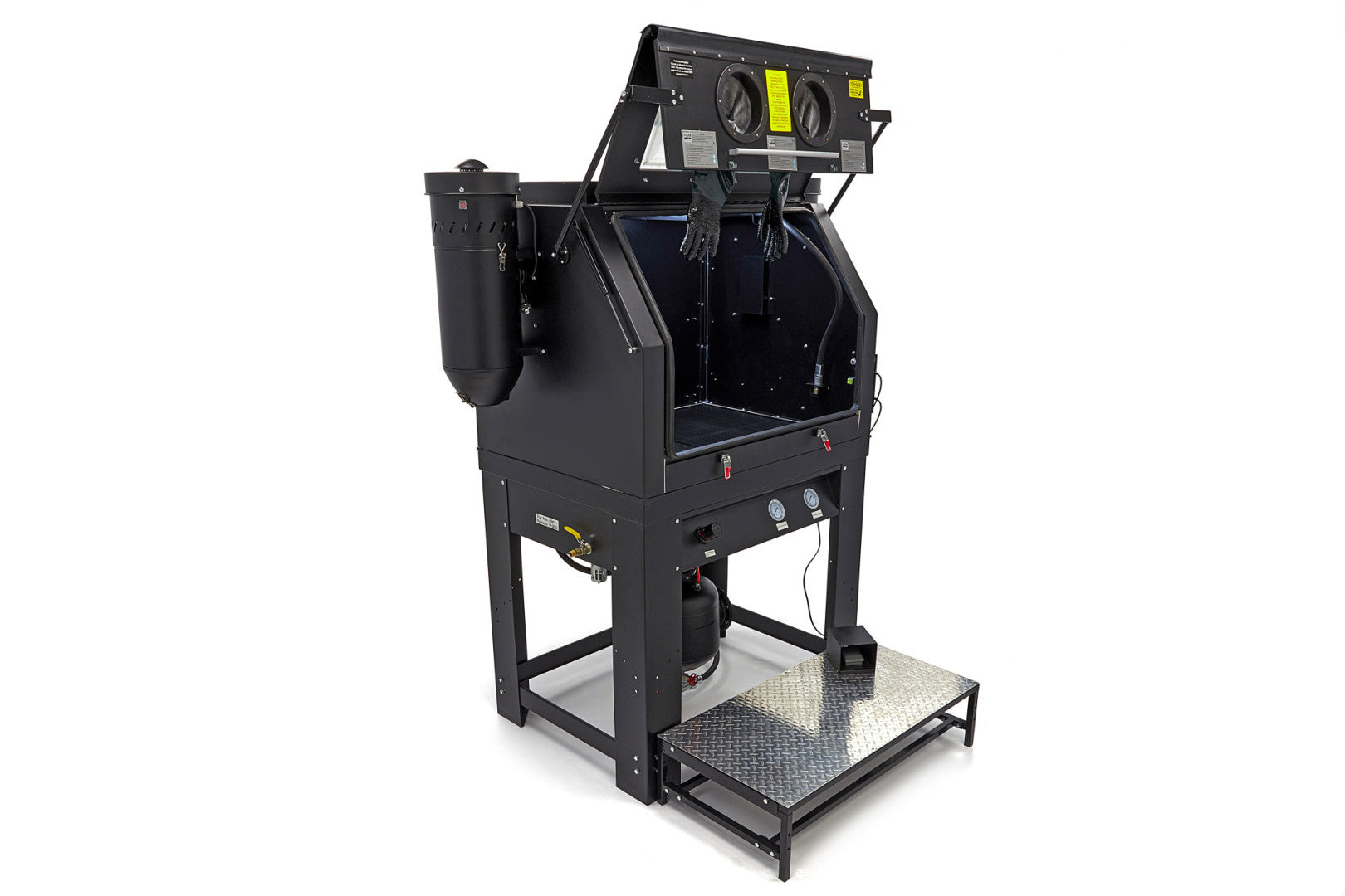 Cabina de sablat cu vacuum 2 aspiratoare SBC 990
