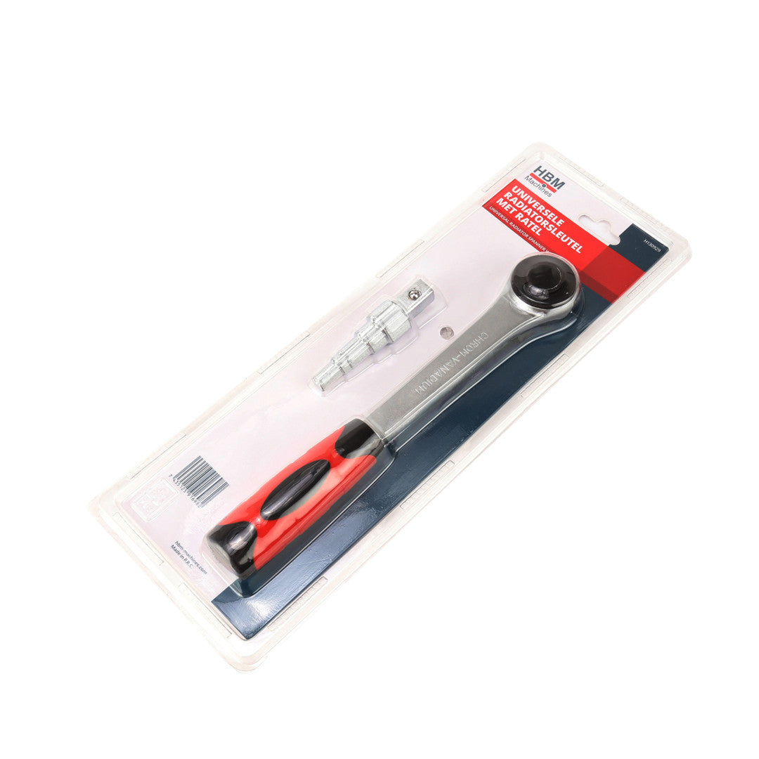 Cheie radiator in trepte cu clichet HBM