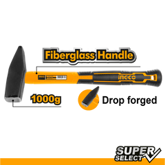 Ciocan cu maner din fibra 500g INGCO
