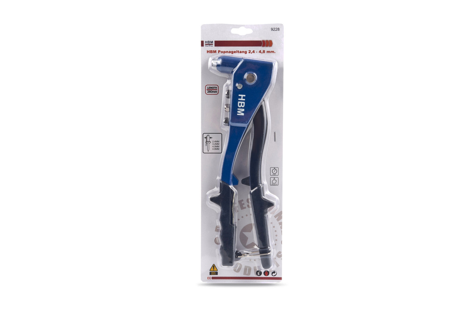 Cleste pentru nituit 2.4-4.8mm HBM