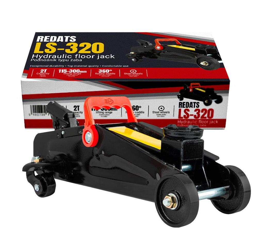 Cric hidraulic 2T tip crocodil, inaltime de ridicare  13-30 cm , REDATS