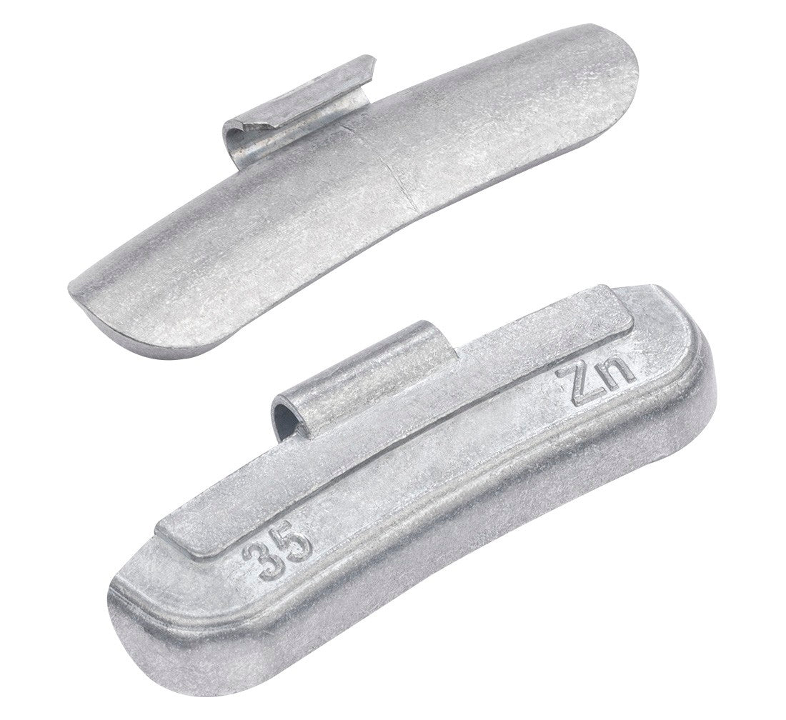 Cutie contragreutati pentru jante de tabla 35 grame - 50 buc - zn