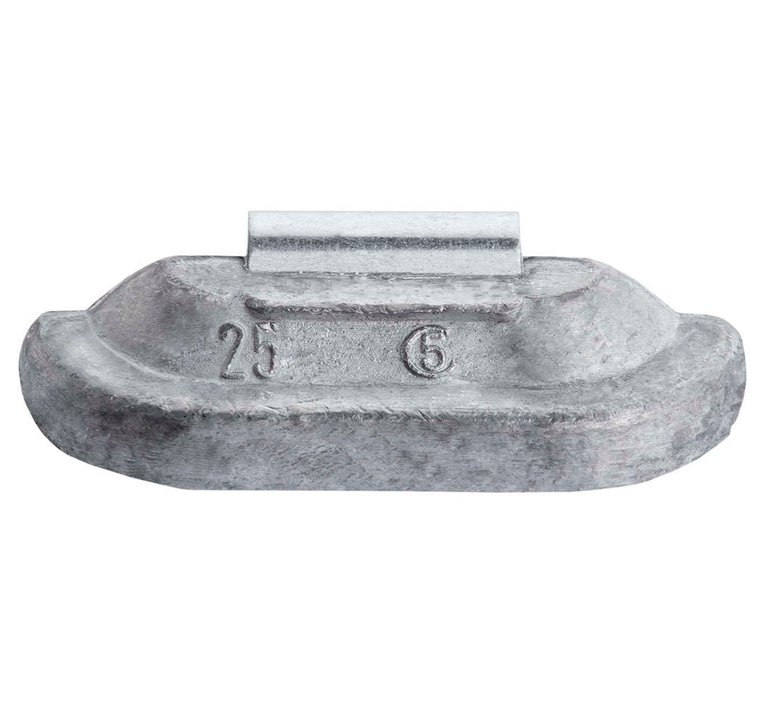 Cutie contragreutati pentru jante tabla 25 grame - 100 buc - pb 2.6 kg
