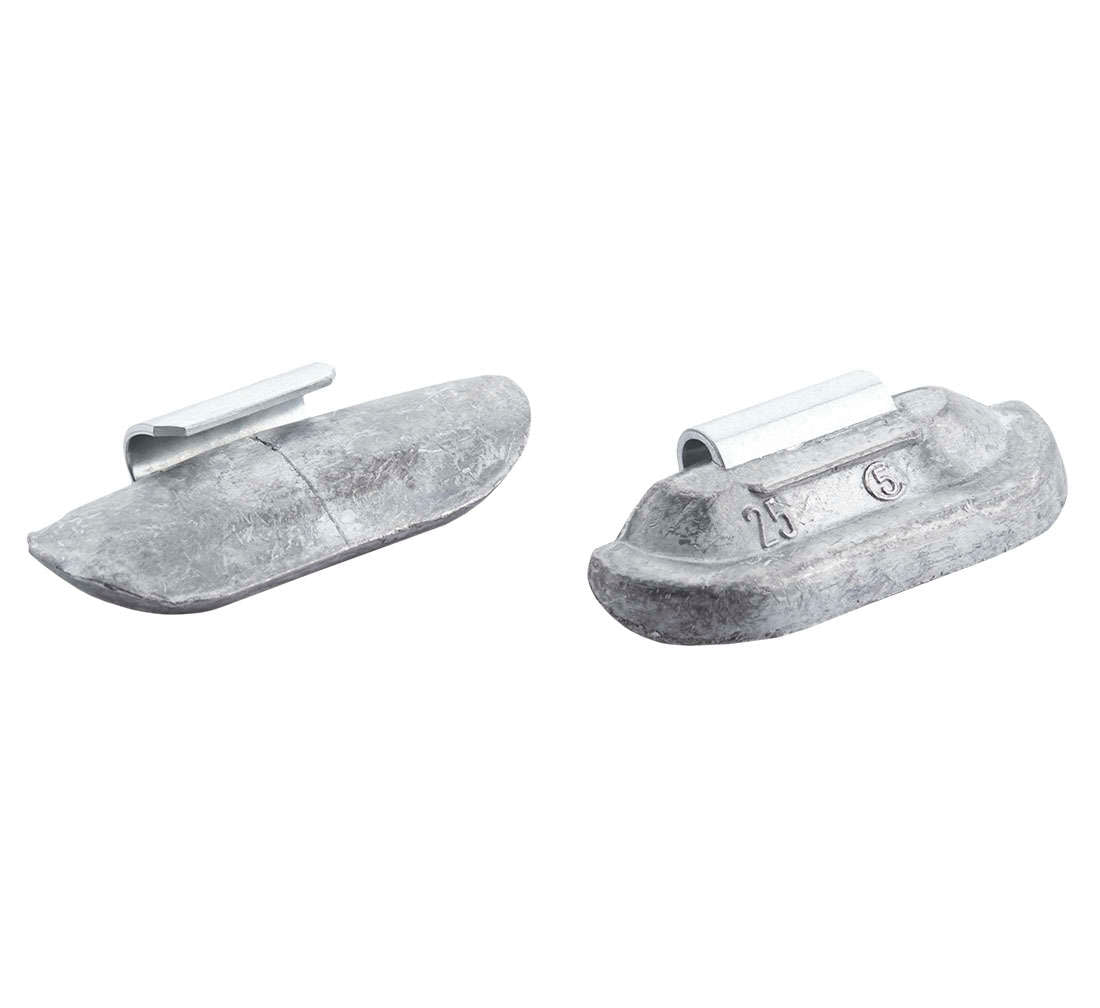 Cutie contragreutati pentru jante tabla 25 grame - 100 buc - pb 2.6 kg
