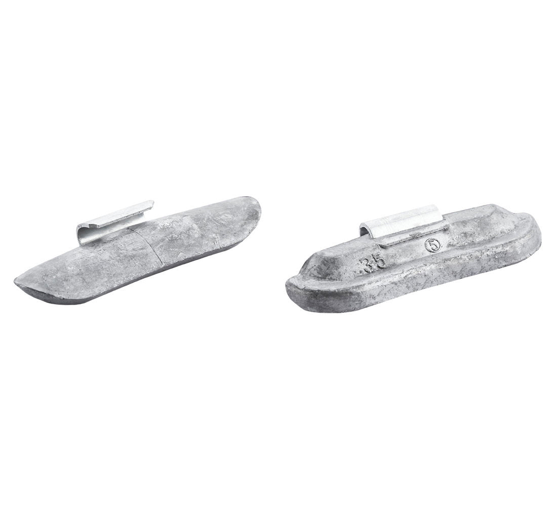 Cutie contragreutati pentru jante tabla 35 grame - 50 buc -pb 1.75 kg