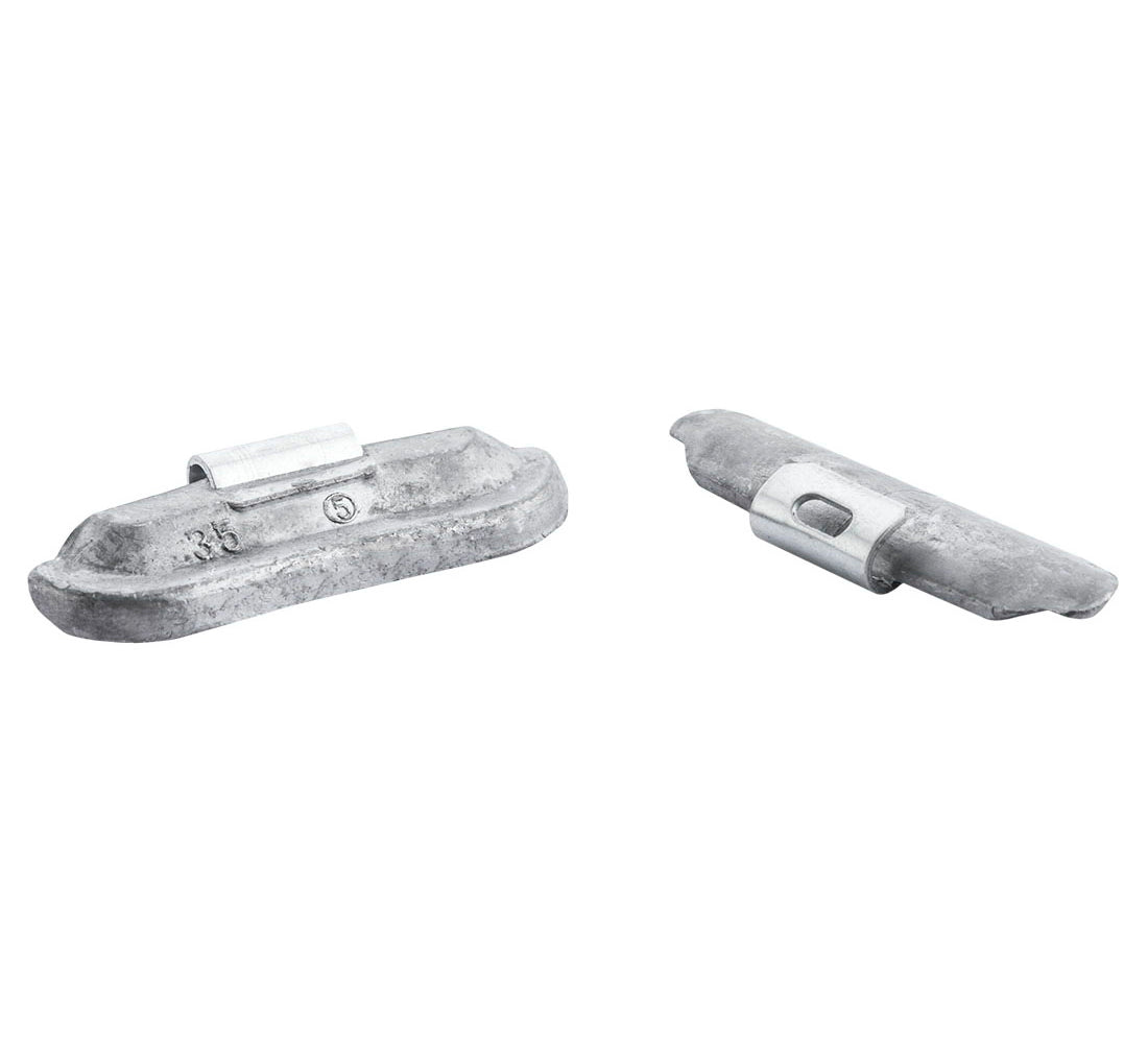 Cutie contragreutati pentru jante tabla 35 grame - 50 buc -pb 1.75 kg