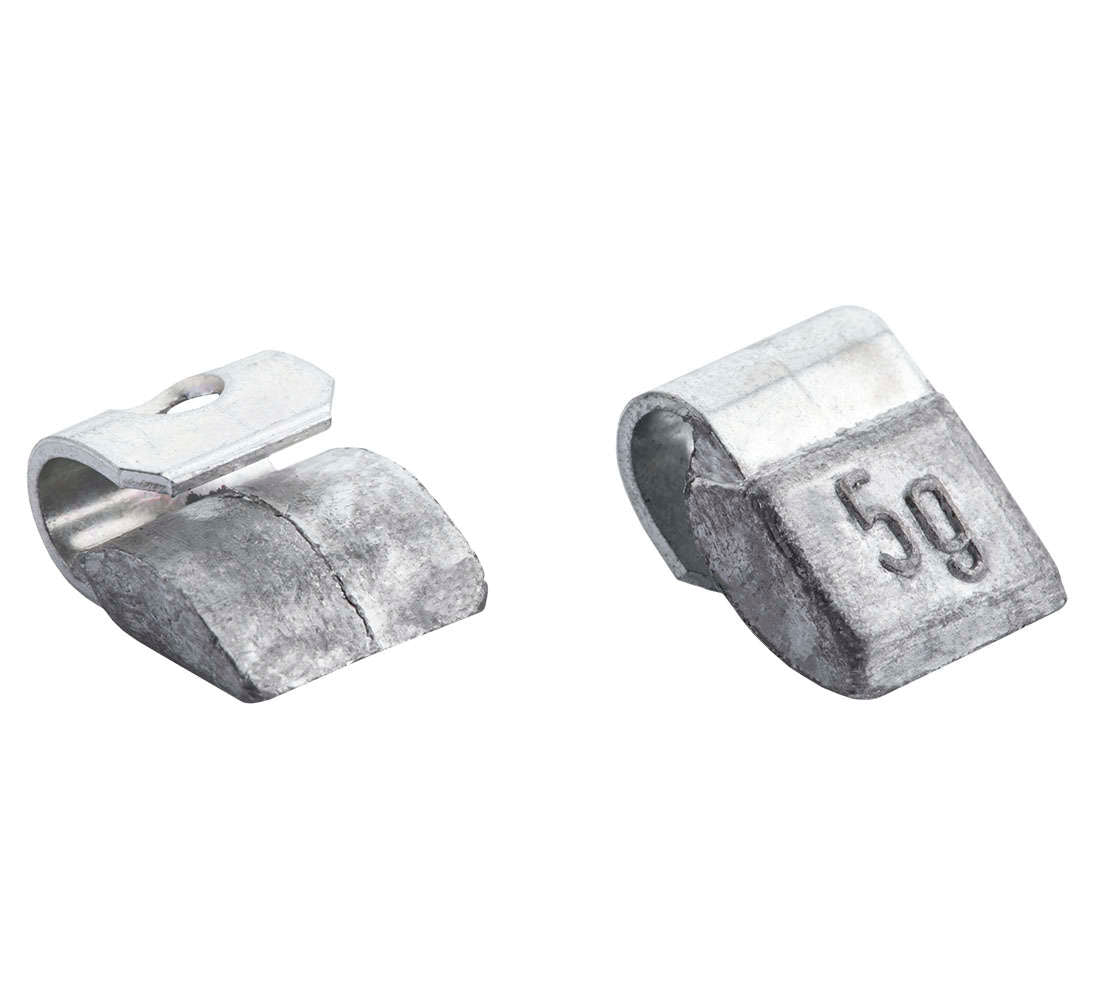 Cutie contragreutati pentru jante tabla 5 grame - 100 buc - pb 0.55 kg
