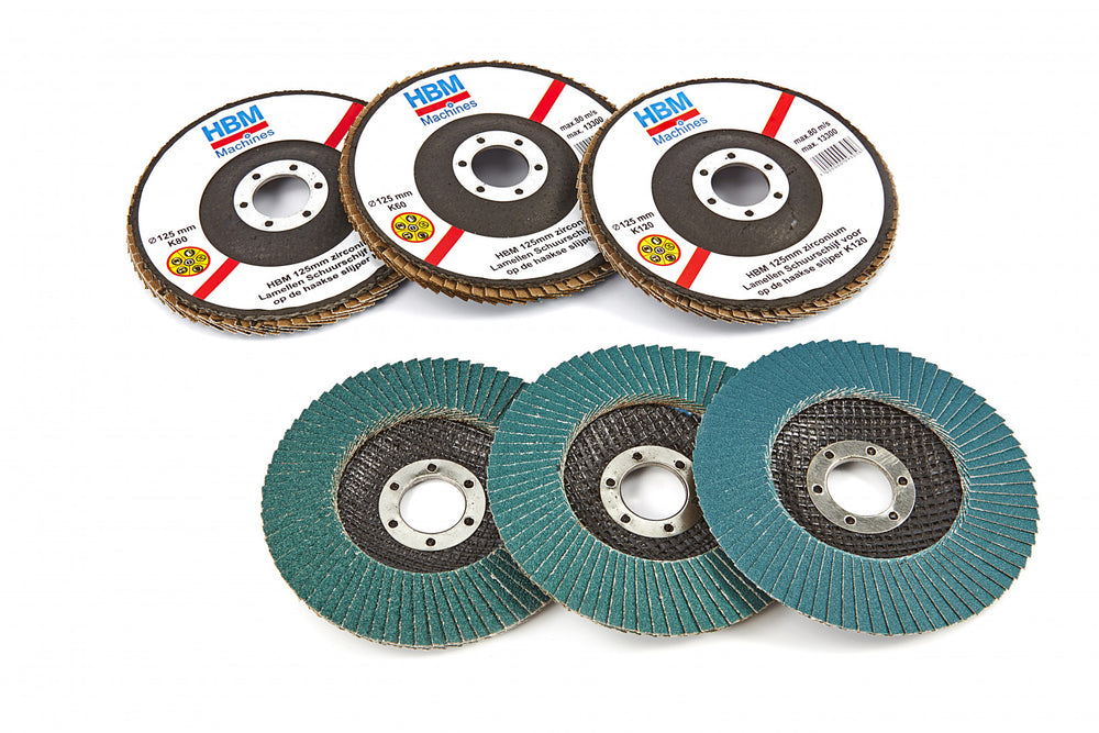 Disc lamelar cu zirconiu pt polizor unghiular K120 115mm HBM