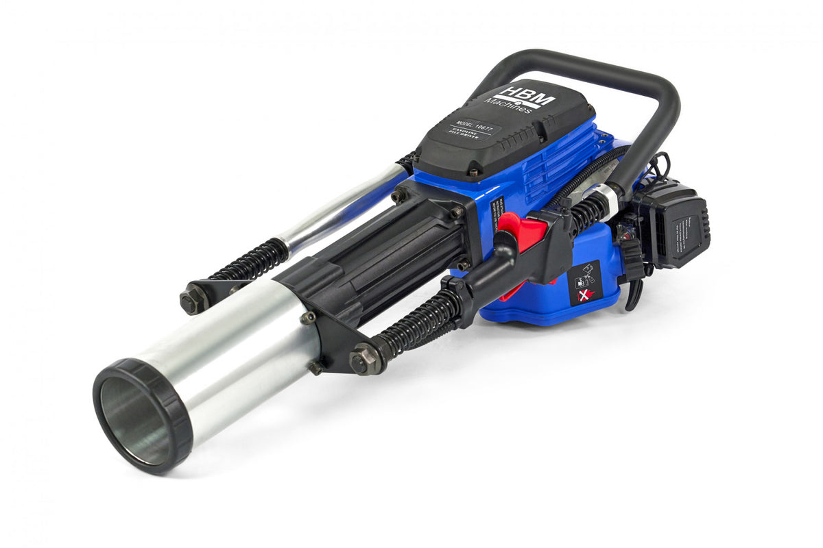 Dispozitiv pentru batut stalpi cu motor pe benzina 52cm3 2CP HBM