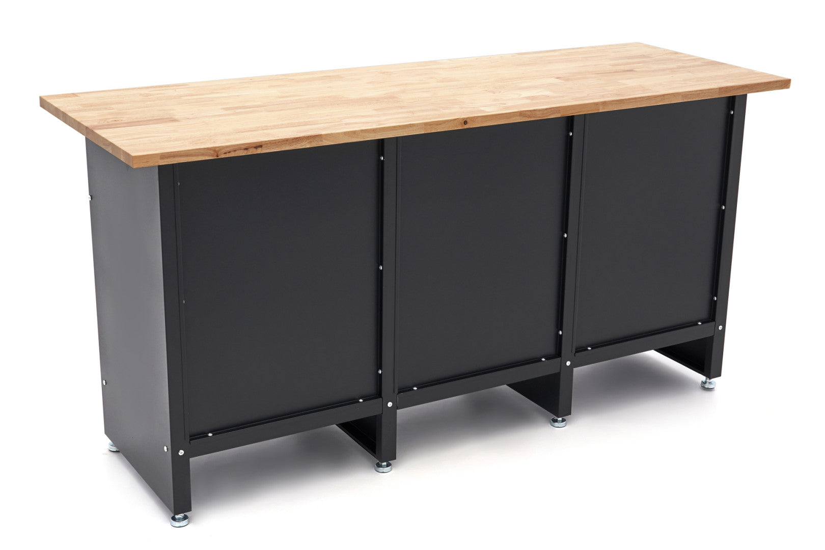 Dulap de scule profesional cu banc de lucru ﻿blat lemn masiv 171cm 2 usi si 6 sertare HBM MACHINES OLANDA