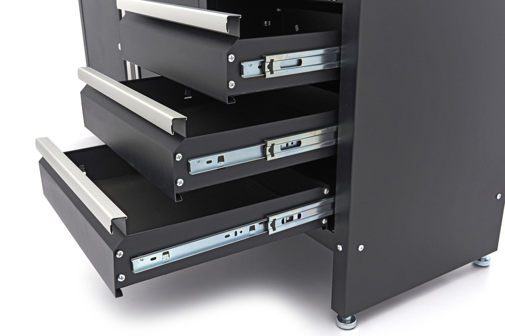 Dulap de scule profesional cu banc de lucru ﻿blat lemn masiv 171cm 2 usi si 6 sertare HBM MACHINES OLANDA