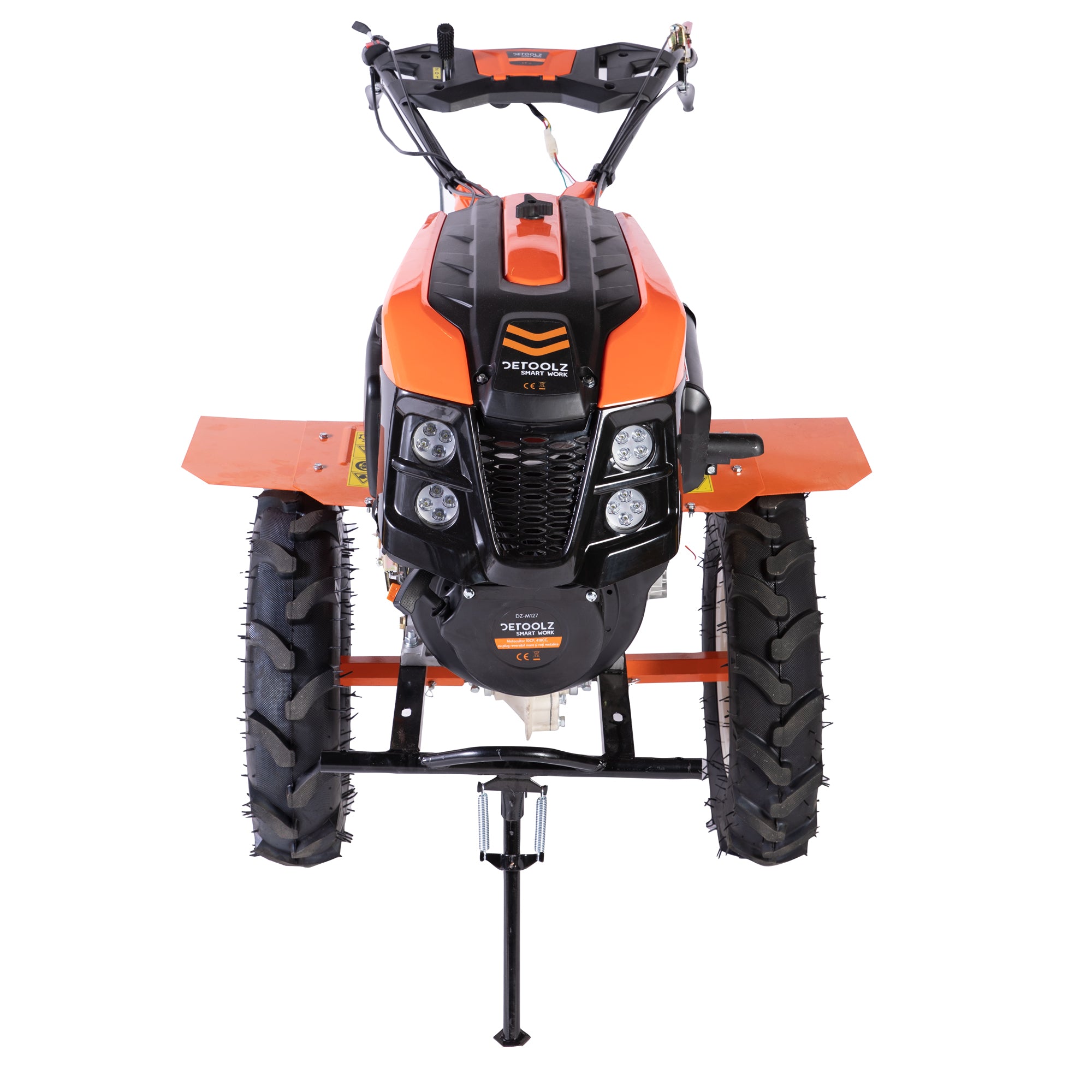 MOTOCULTOR DIESEL 10CP 418CC CU PLUG REVERSIBIL SI ROTI METAL DETOOLZ