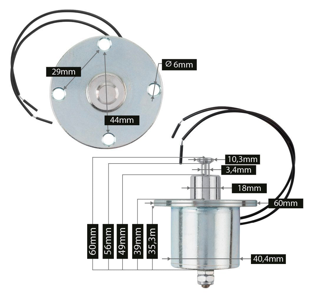 Electromagnet de blocare l-220