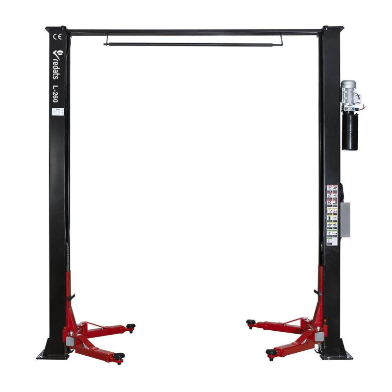 Elevator auto 2 coloane 4T 380V cu traversa pe sus
