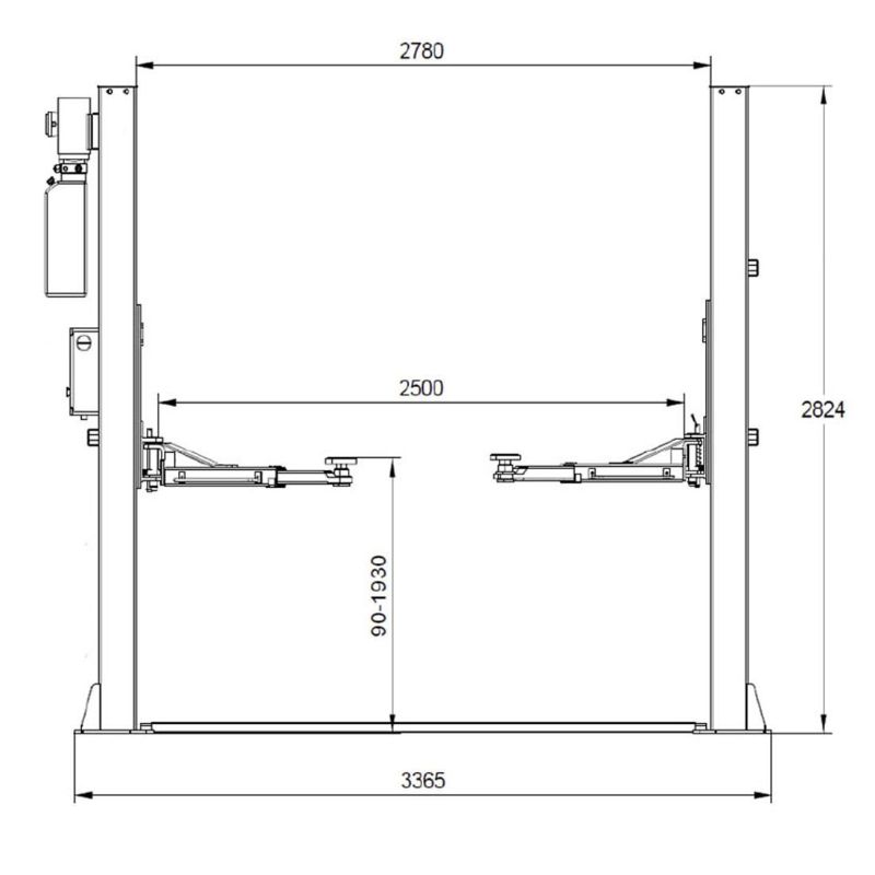 ELEVATOR AUTO 2 COLOANE 4T CU DEBLOCARE AUTOMATA 380V