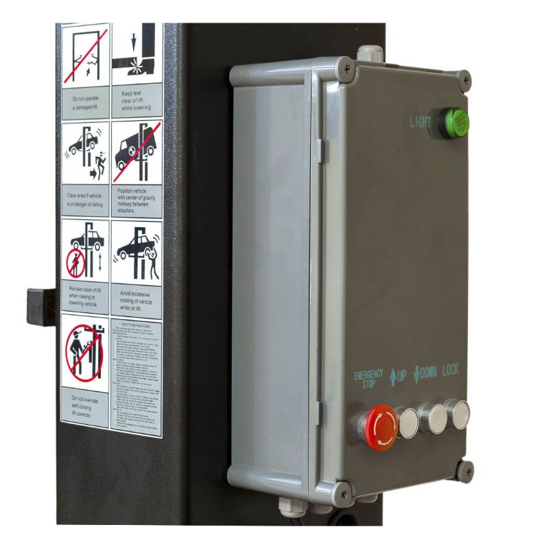 ELEVATOR AUTO CU 2 COLOANE 4T 380V CU CADRU, DEBLOCARE AUTOMATA