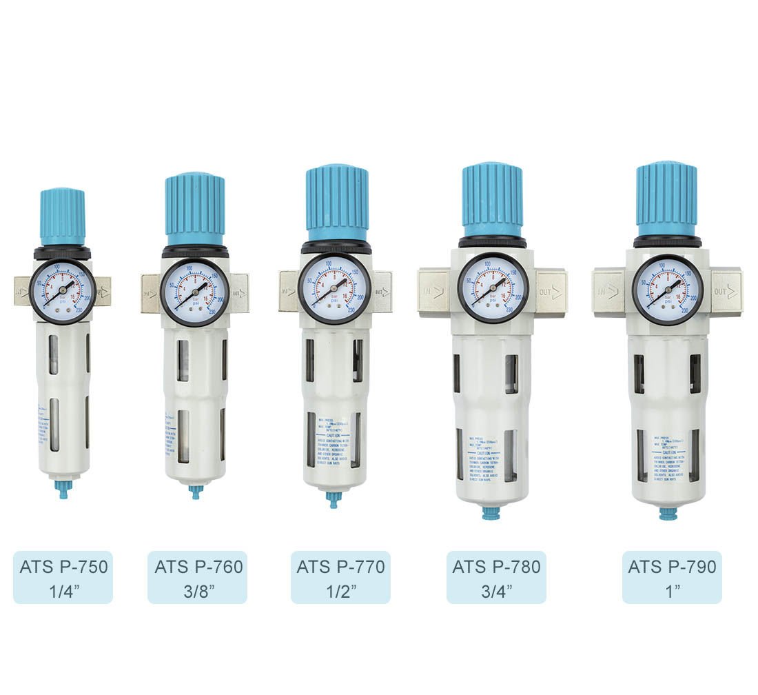Filtru aer cu regulator presiune  1/4 p-750 pro