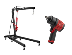 Pachet girafa hidraulica scos motor 2T si pistol pneumatic 1/2 1500NM REDATS P160