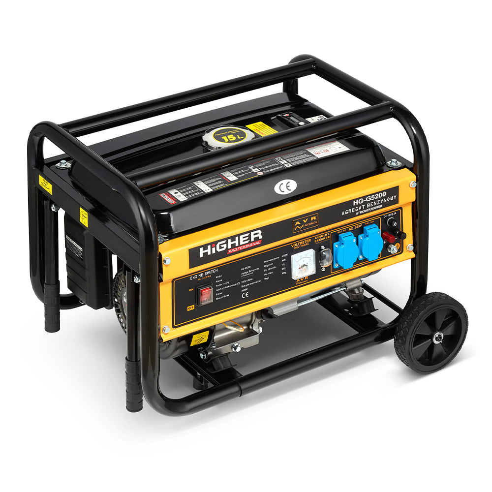 Generator electric 4.2KW cu motor pe benzina 7.5cp HIGHER