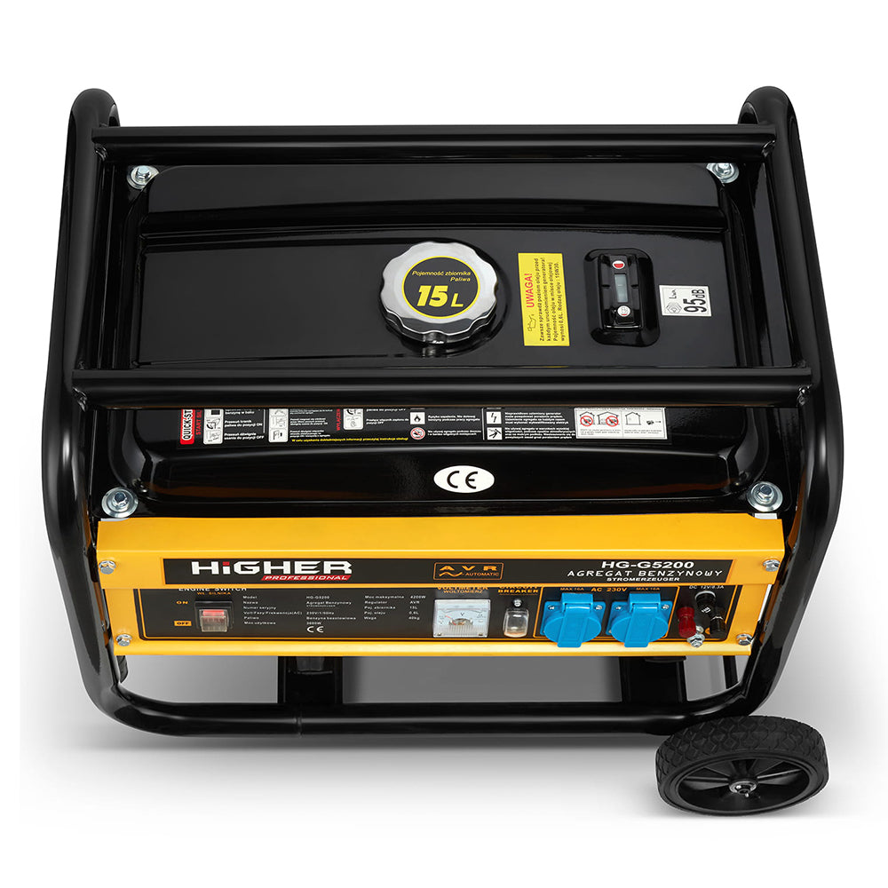 Generator electric 4.2KW cu motor pe benzina 7.5cp HIGHER