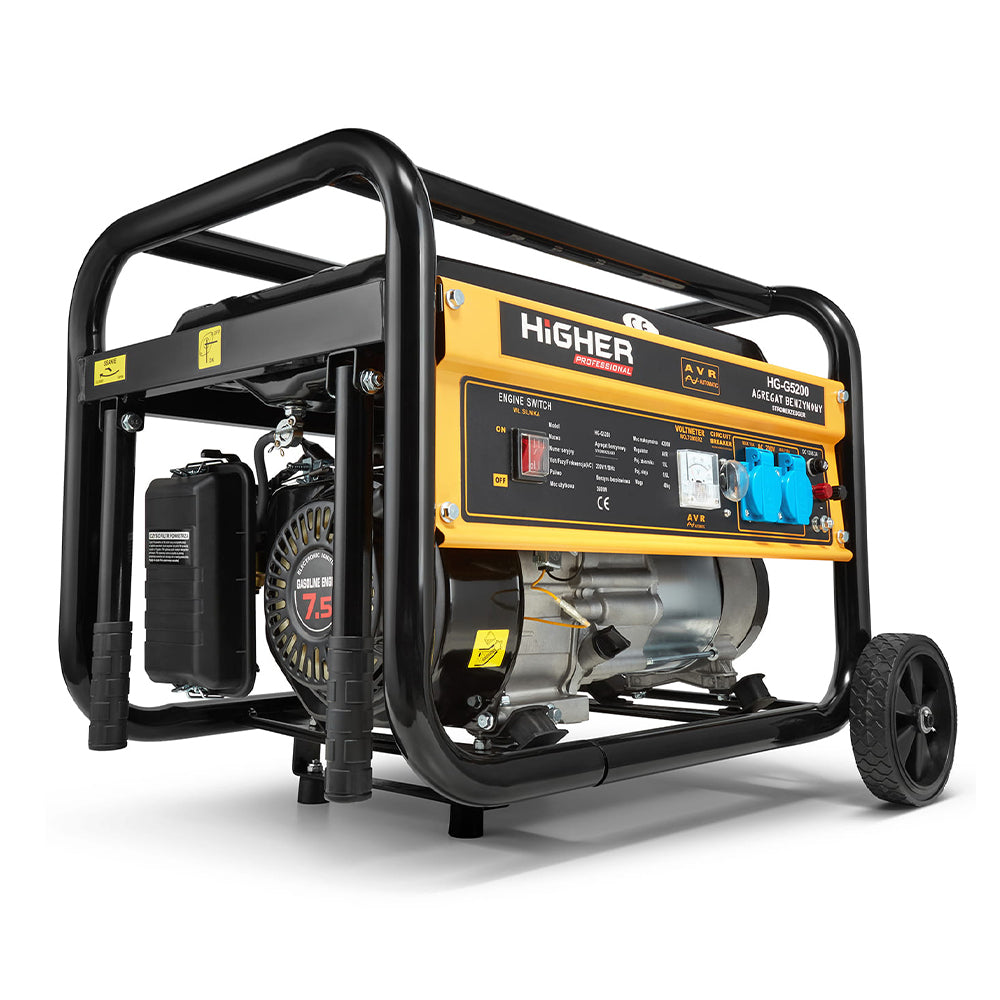 Generator electric 4.2KW cu motor pe benzina 7.5cp HIGHER