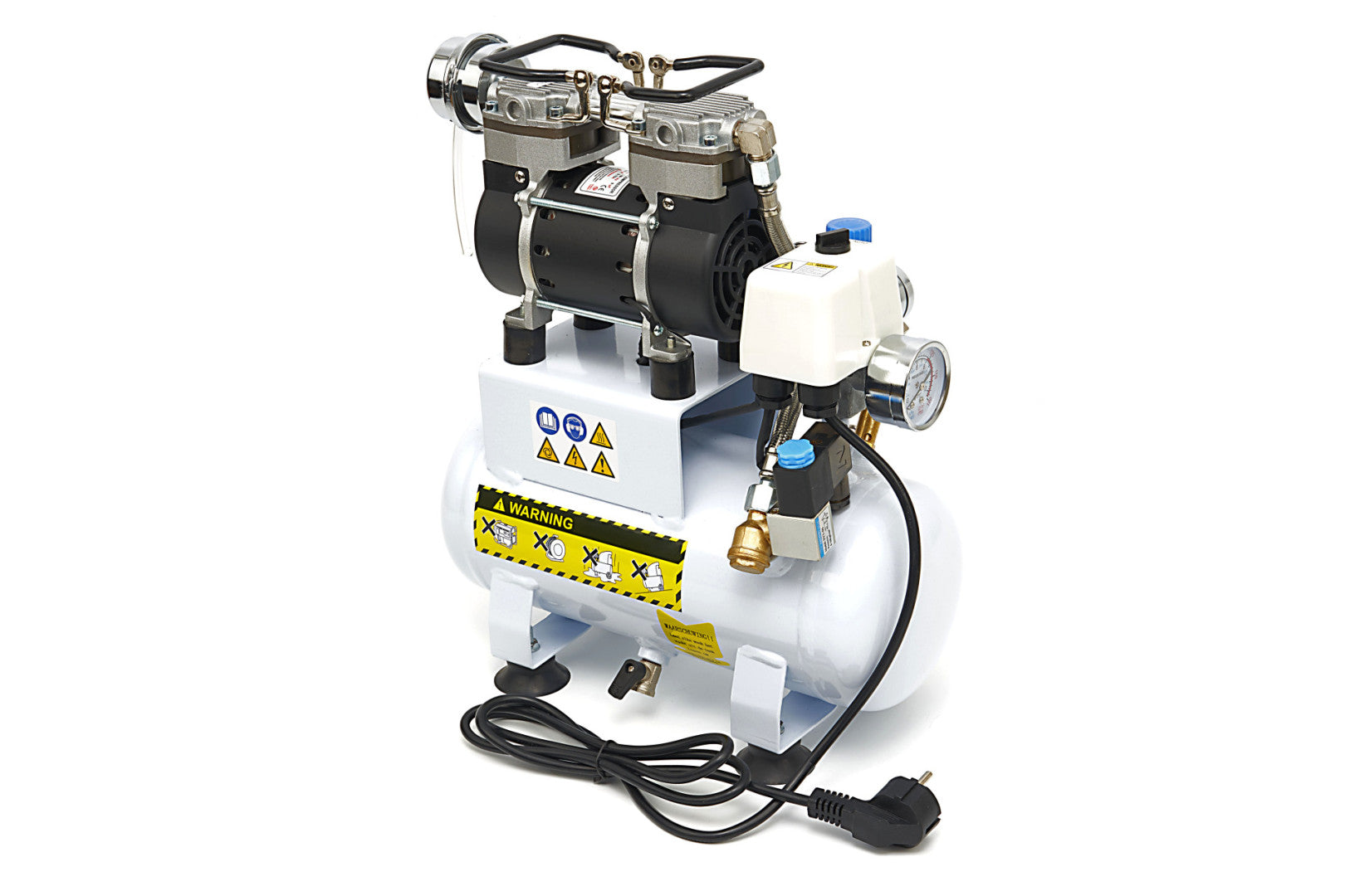 COMPRESOR SILENTIOS  ZGOMOT REDUS FARA ULEI AEROGRAF AIRBRUSH 4L 180W HBM MACHINES OLANDA
