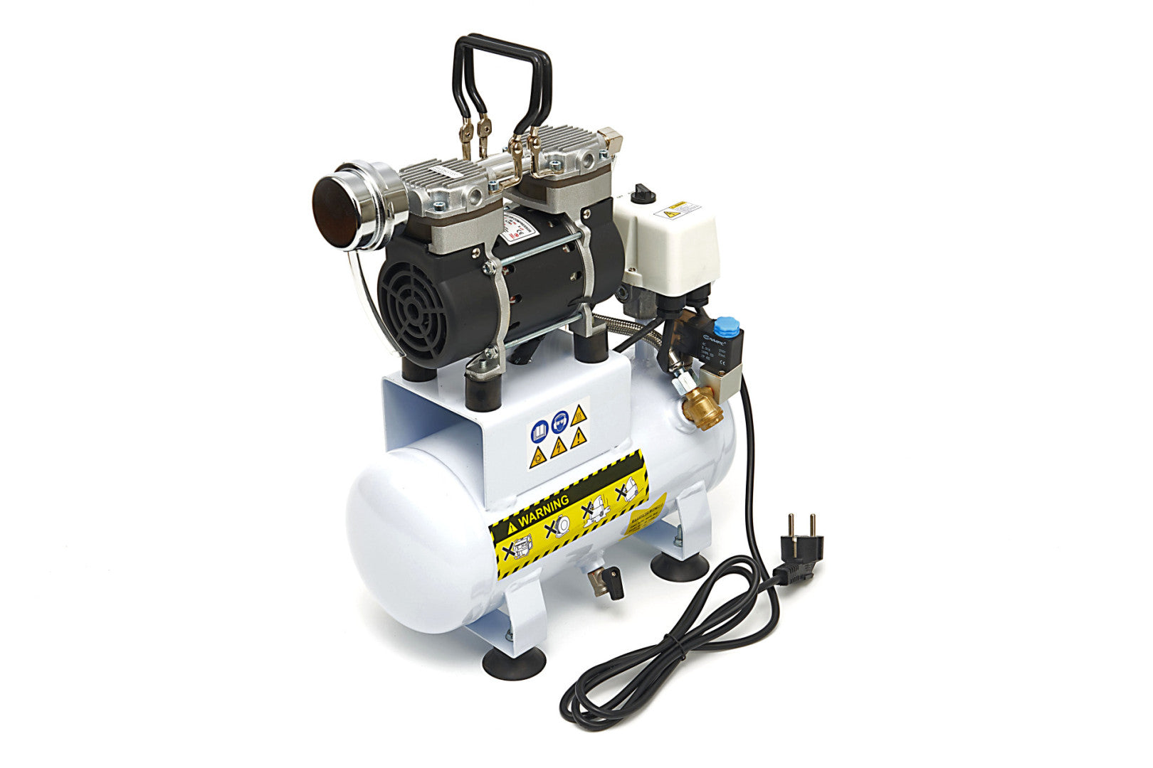 COMPRESOR SILENTIOS  ZGOMOT REDUS FARA ULEI AEROGRAF AIRBRUSH 4L 180W HBM MACHINES OLANDA