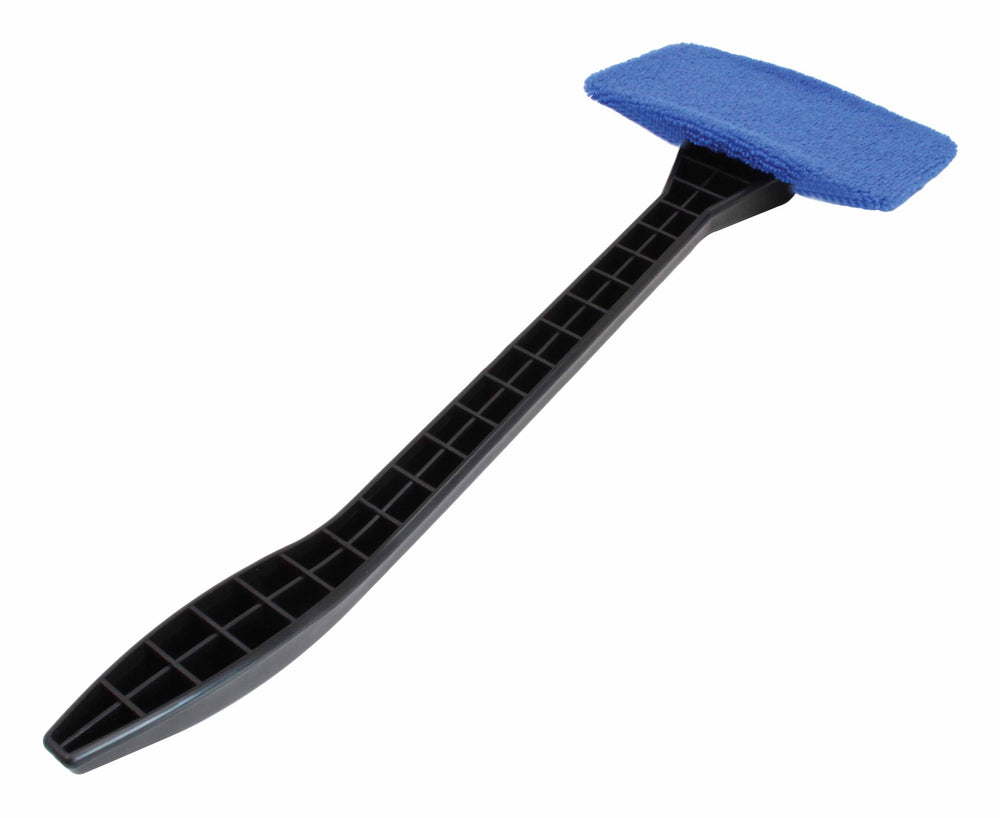Laveta cu microfibra pentru curatat parbriz interior cu maner ergonomic si pivotant