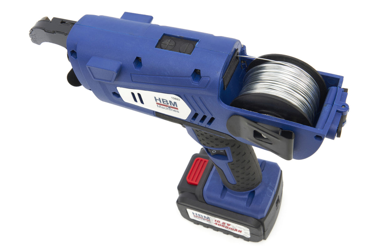 Masina de legat fier beton - 2 acumulatori 10.8V 4.0ah HBM