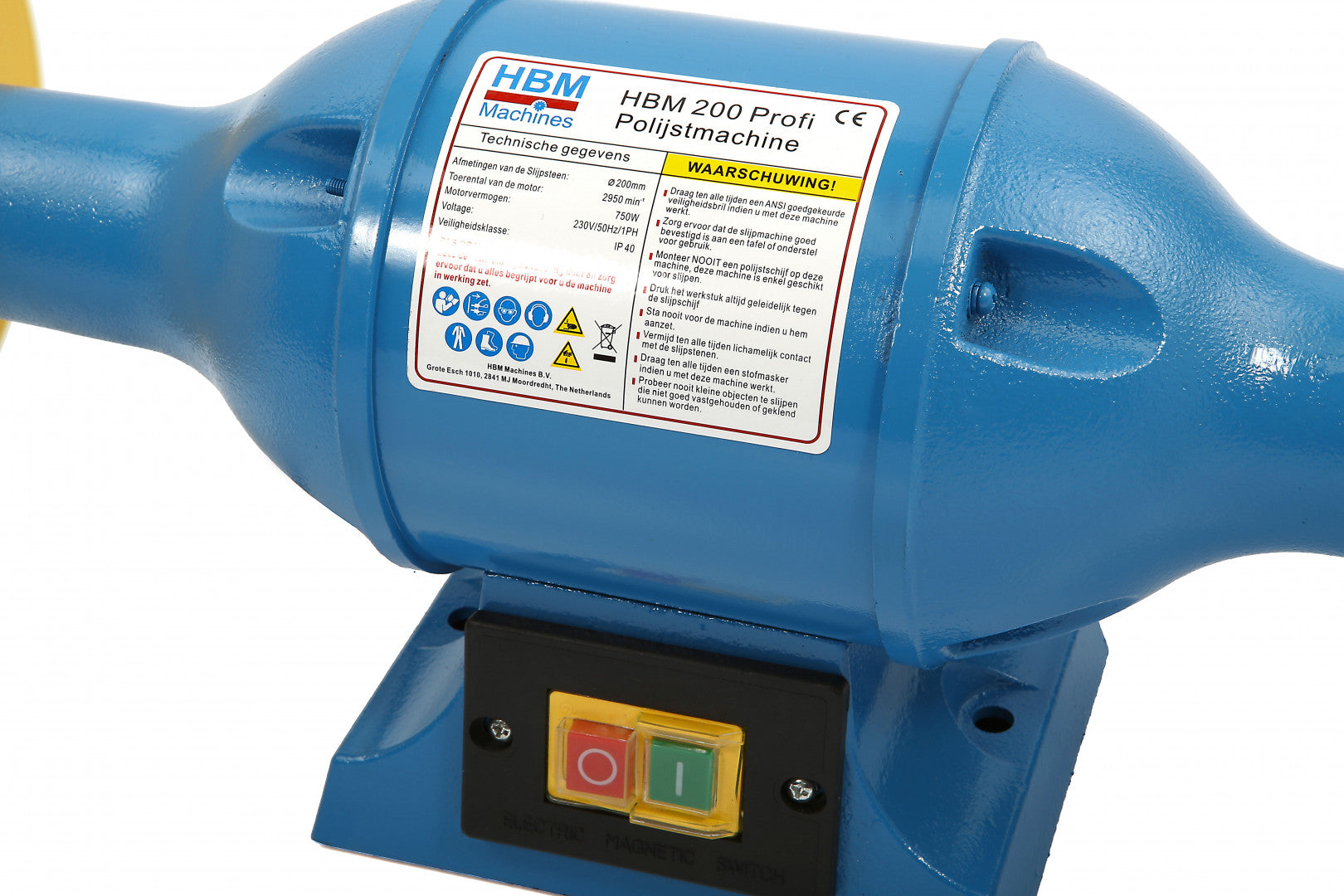 Masina de lustruit polisat 200mm HBM