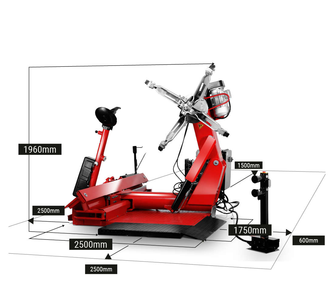 Masina dejantat camioane automata 14-56" mt56 REDATS