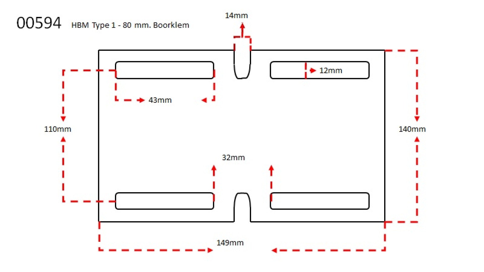 Menghina pentru masina de gaurit cu coloana tip 1 100mm HBM