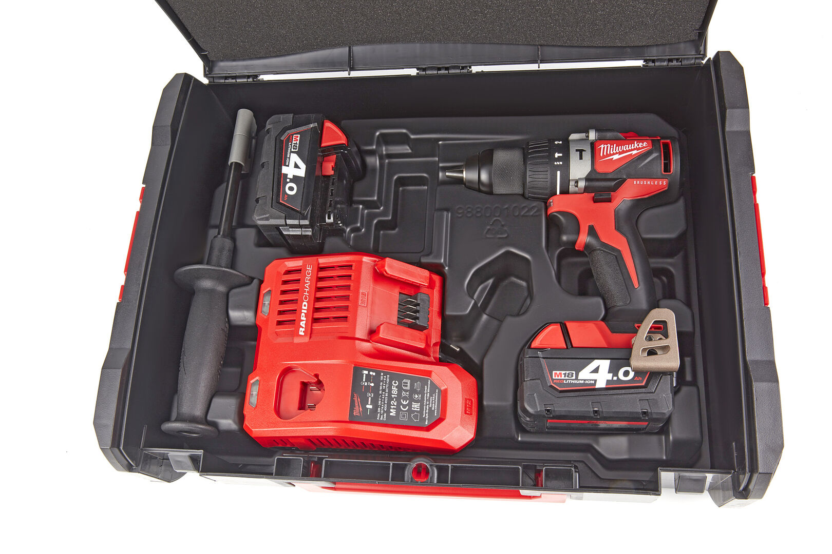 MASINA DE GAURIT SI INSURUBAT 82NM CU 2 ACUMULATORI 18V 4.0AH MILWAUKEE