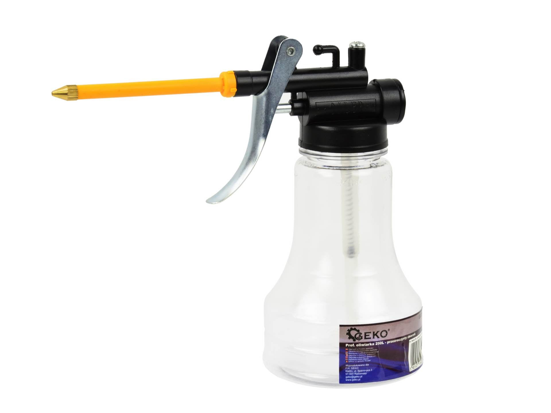 Mini pompa manuala de ulei 250ml transparenta