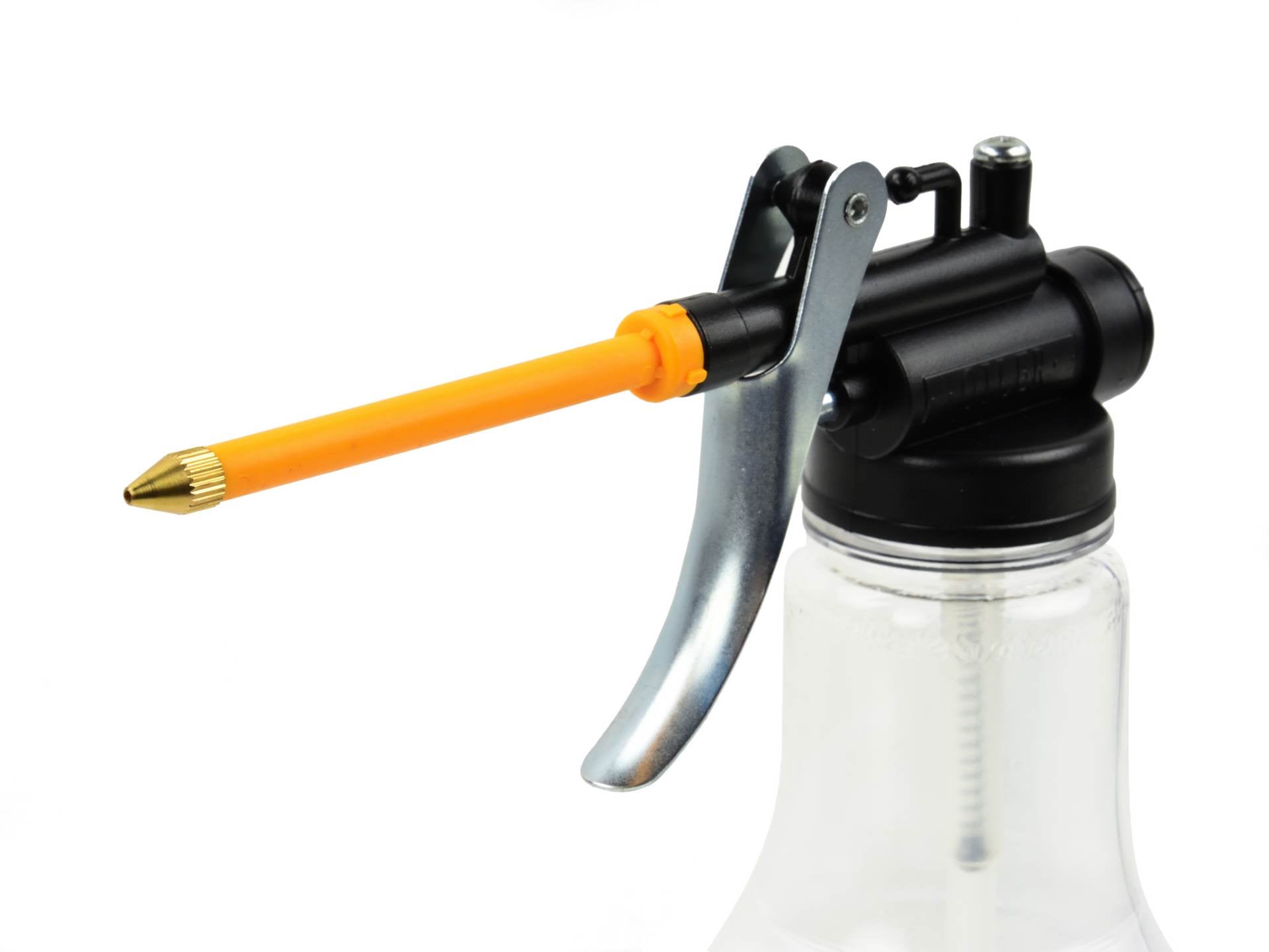 Mini pompa manuala de ulei 250ml transparenta