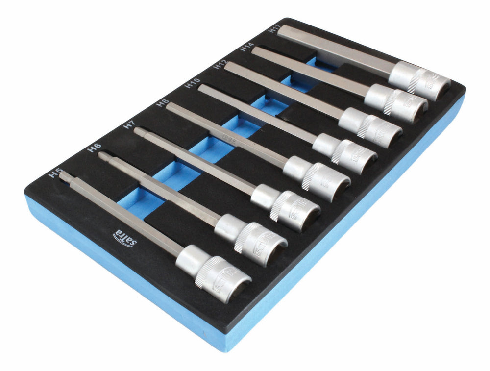 Modul dulap chei biti hexagonale imbus 1/2 140mm 5-17mm 8 piese
