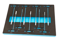 Modul dulap chei tubulare cu maner t 9 piese