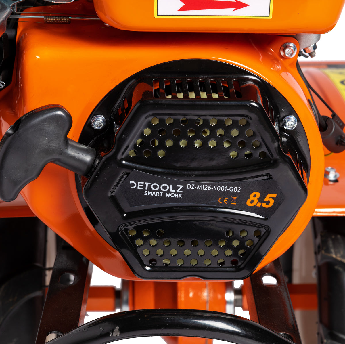Motocultor 8.5cp cu motor pe benzina 212cc 4T 2+1 viteze DETOOLZ