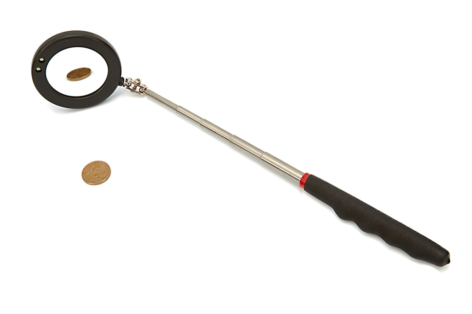 Oglinda telescopica de inspectie cu LED