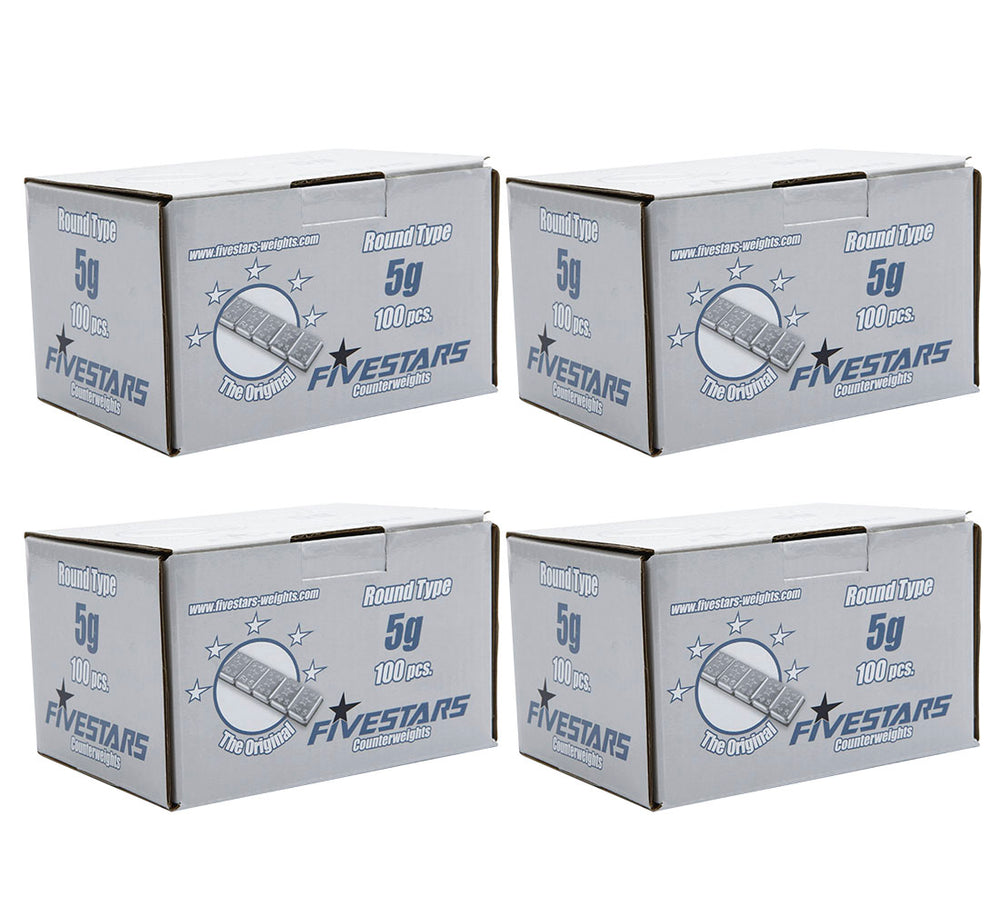 Pachet contragreutati autoadezive 5grame 400 fasii 12 buc / fasie 25kg FIVESTARS