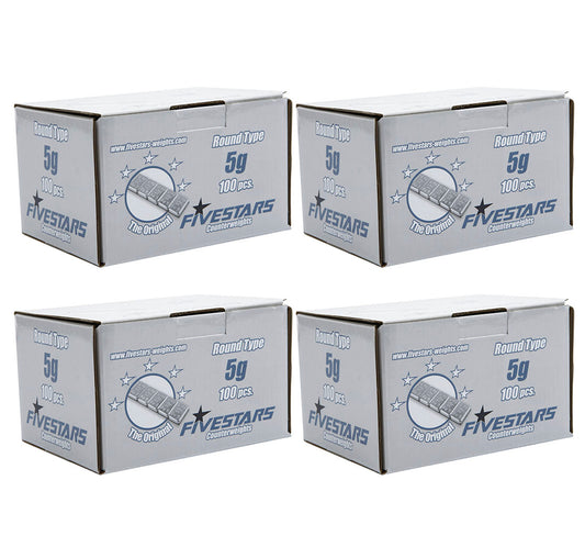 Pachet contragreutati autoadezive 5grame 400 fasii 12 buc / fasie 25kg FIVESTARS