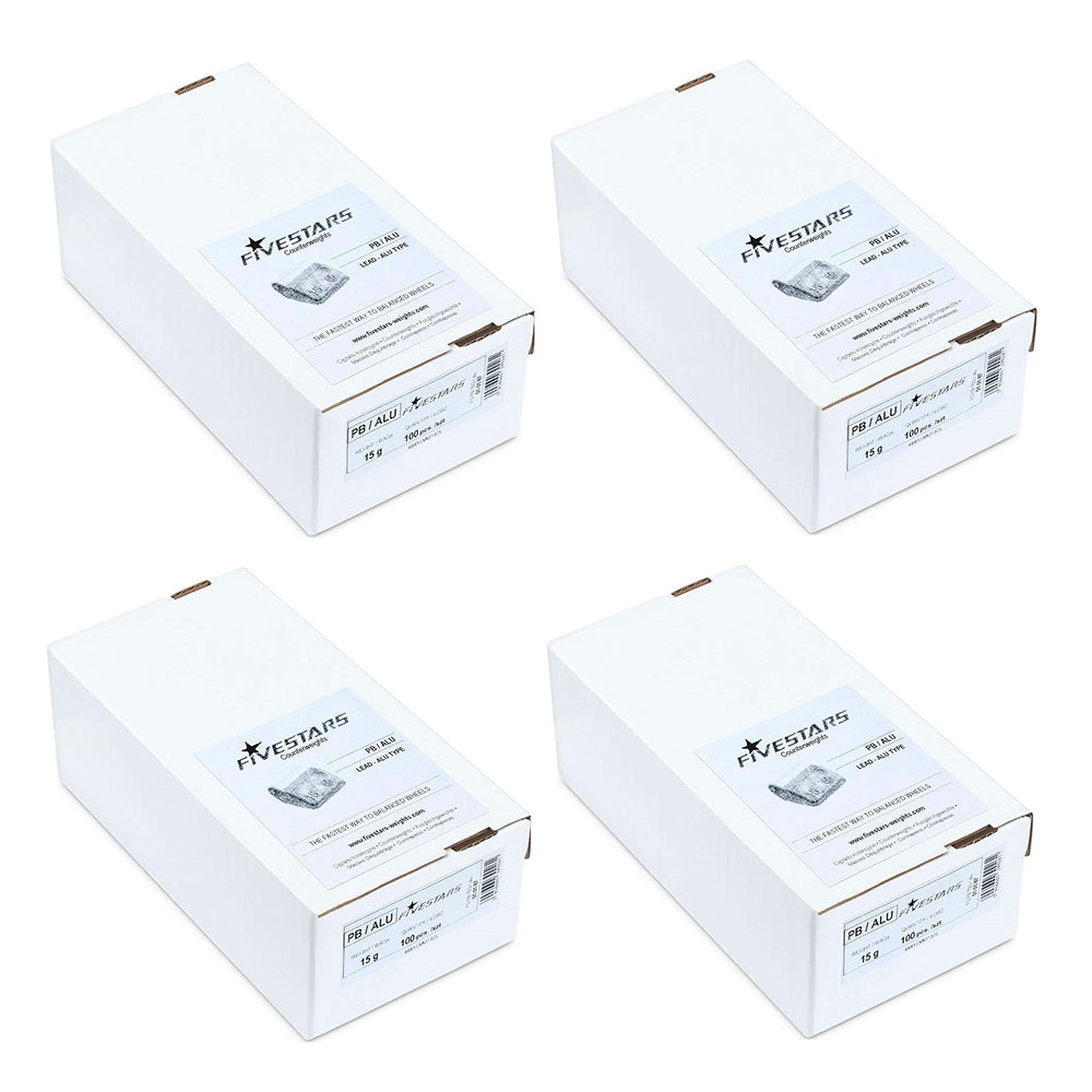 Pachet contragreutati pt jante aliaj 15 grame - 400 buc