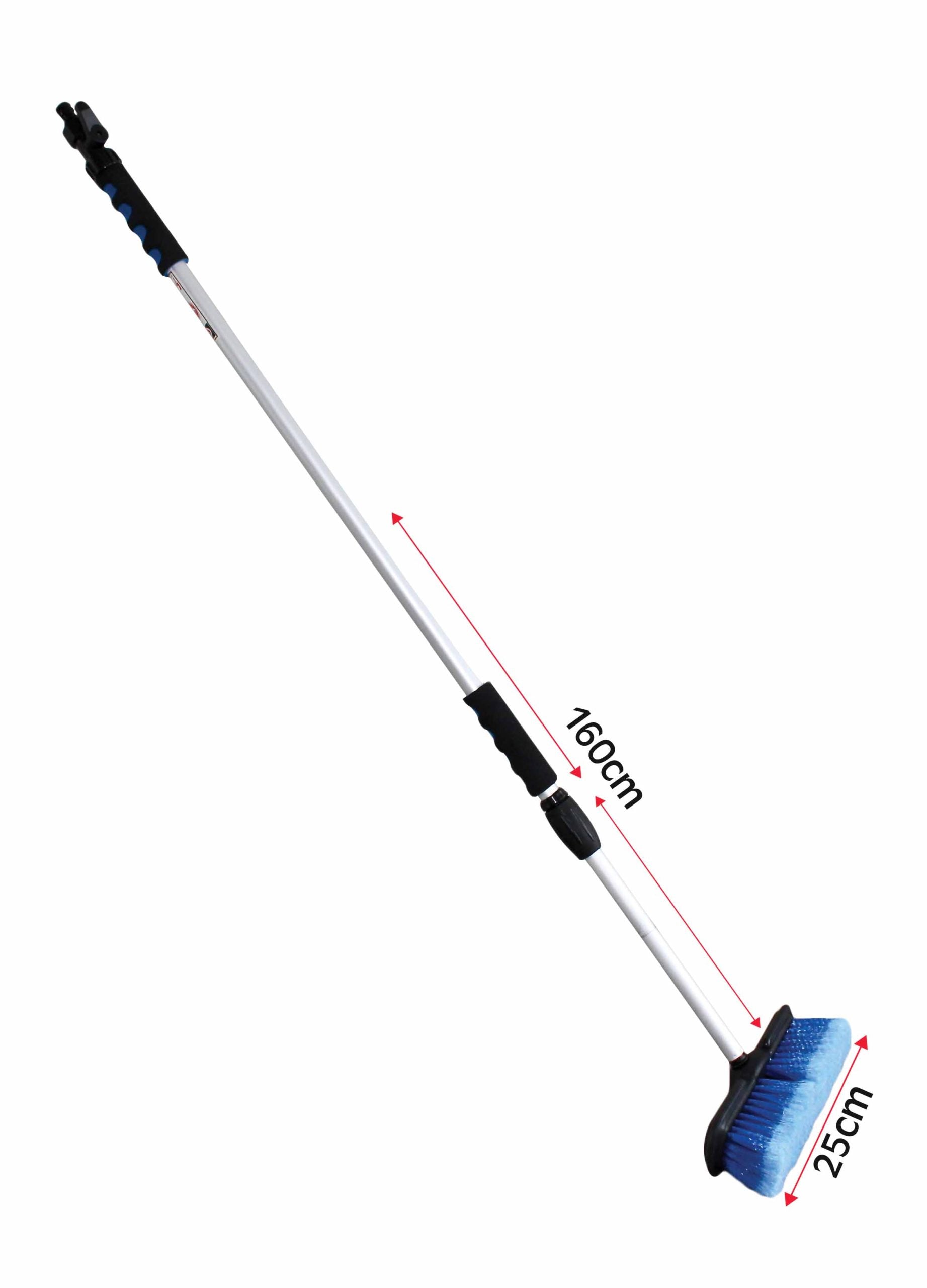 Perie auto pentru spalat cu maner telescopic 250 x 60 mm 1020 - 1725 mm