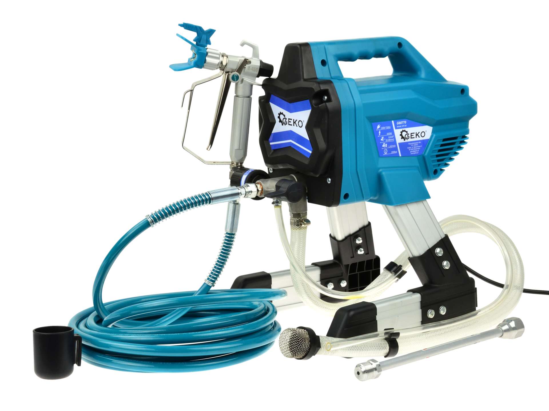 Pistol agregat pompa de vopsit hidrodinamica 650W  GEKO